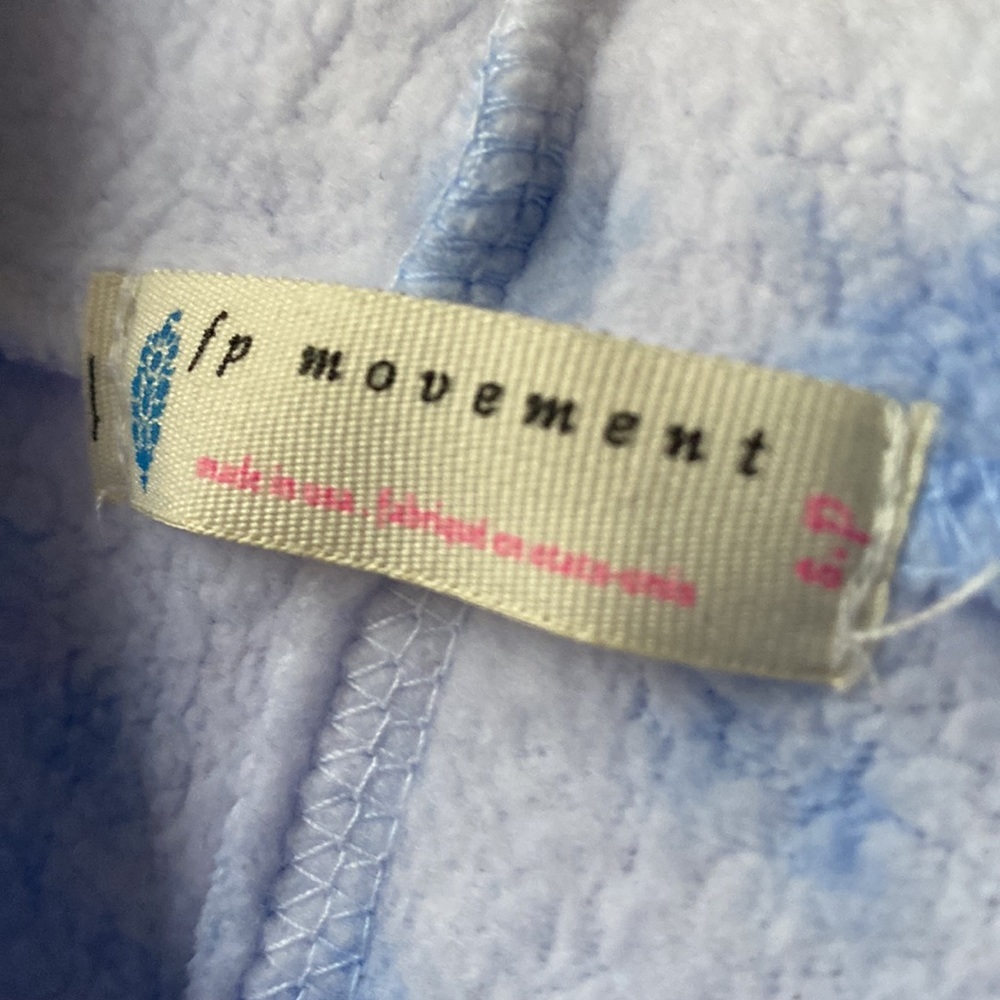 (A5) NEW Free People Movement Purple Tie Dye Work It Out Hoodie, Sz Small, NWOT - Picture 11 of 14